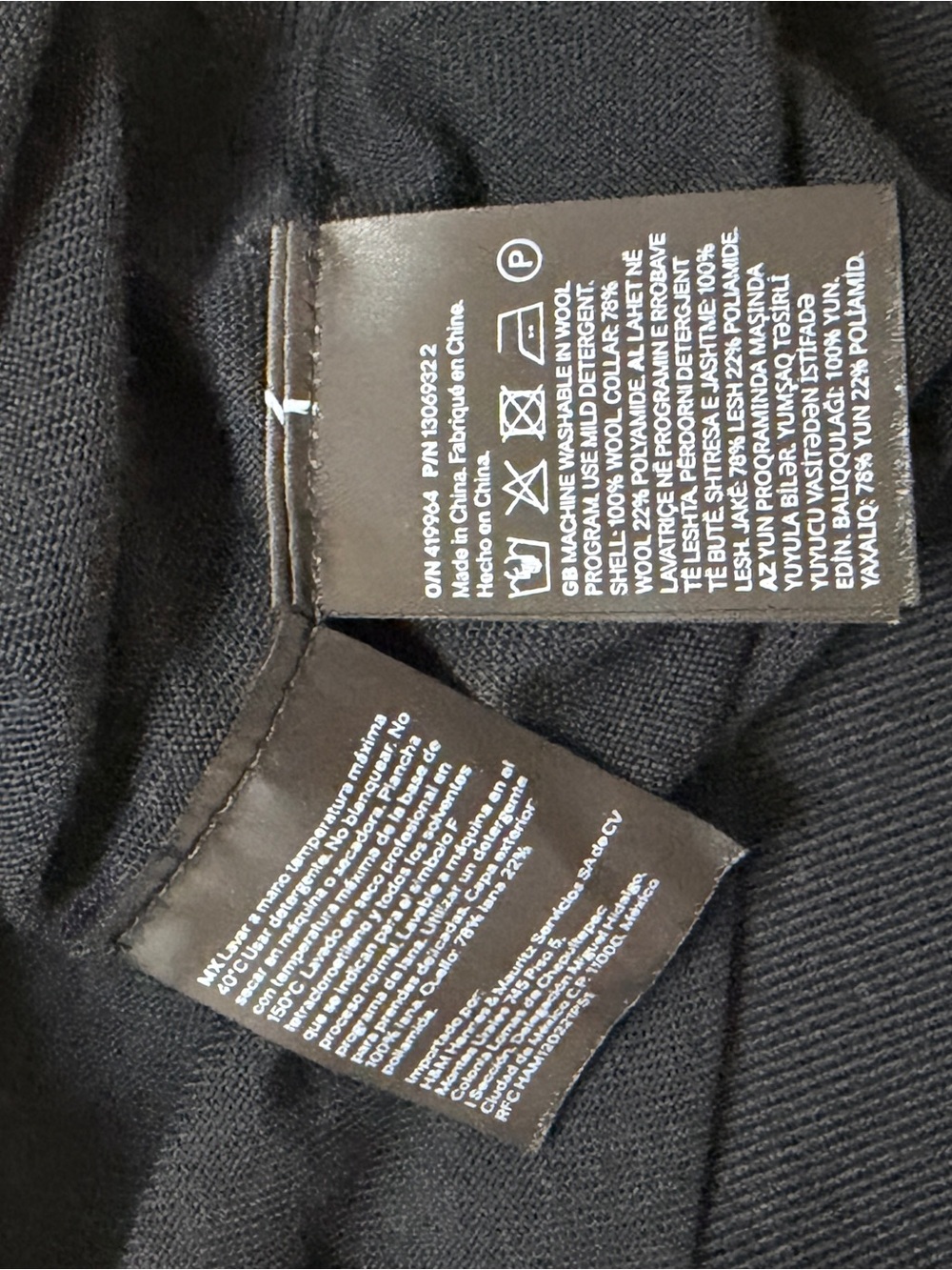 NWOT H&M Off the Shoulder 100% Wool Top - Picture 6 of 7